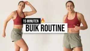 15 minuten buik routine - the joy workout